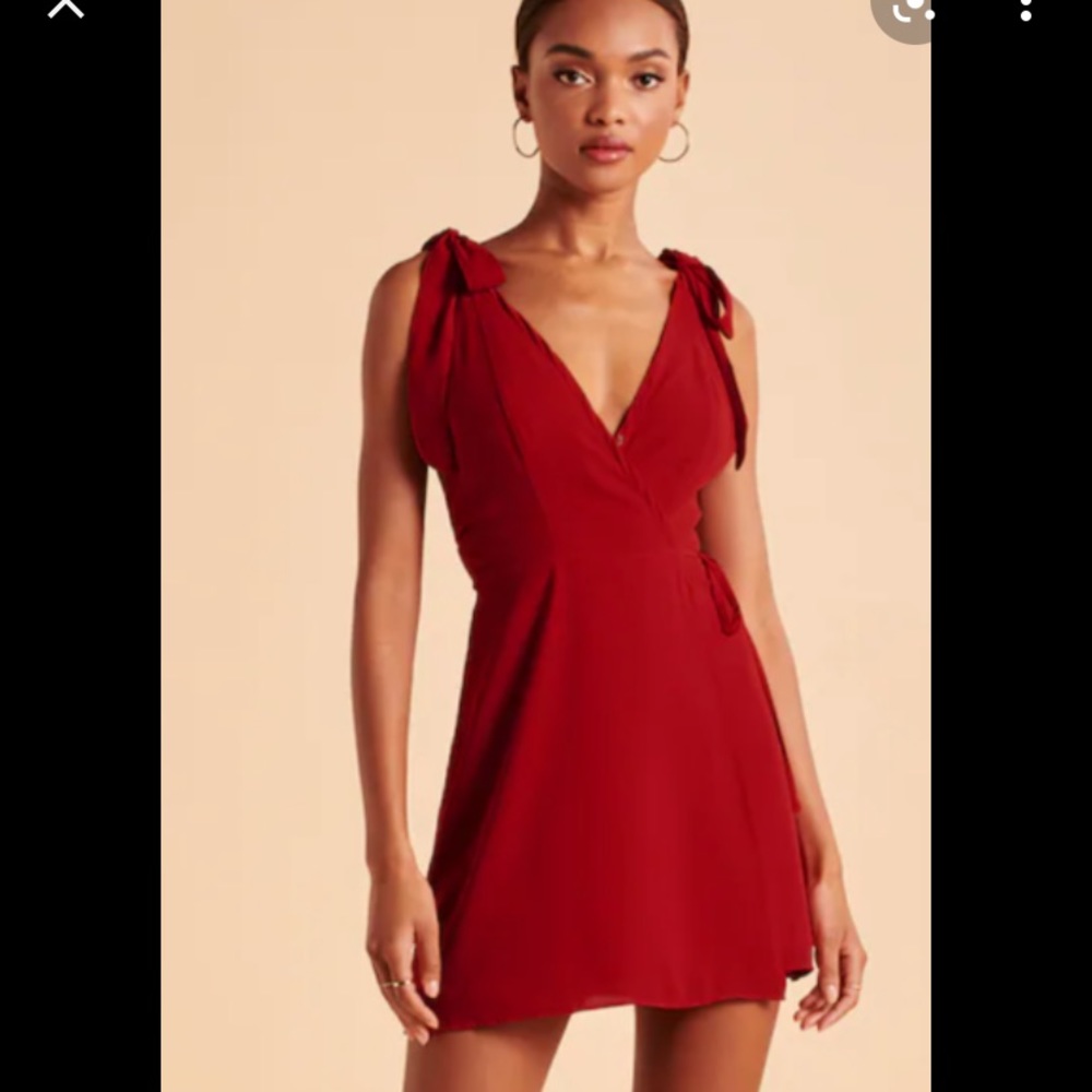 Mini wrap dress